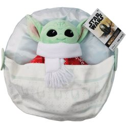 Disney Store Mandalorian Grogu Plush Holiday Cheer Christmas Soft Cuddly Toy