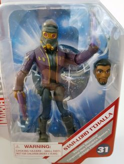 Disney Store Marvel Toybox Black Panther Star-Lord T'Challa Action Figure Toy