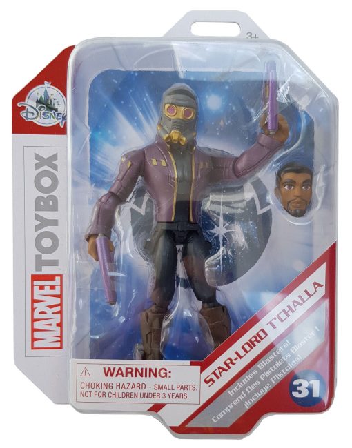 Disney Store Marvel Toybox Black Panther Star-Lord T'Challa Action Figure Toy