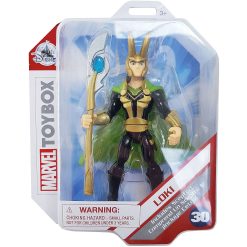 Disney Store Marvel Toybox Loki & Scepter Articulated Action Figure Toy