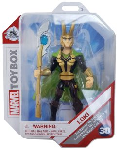 Disney Store Marvel Toybox Loki & Scepter Articulated Action Figure Toy