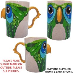 Disney Store Mary Poppins Parrot Shape Mug FLAWED