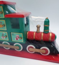 Disney Store Mickey & Friends Holiday Cheer Wooden Train Christmas Advent Calendar