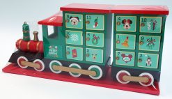 Disney Store Mickey & Friends Holiday Cheer Wooden Train Christmas Advent Calendar