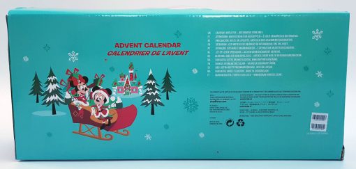 Disney Store Mickey & Friends Holiday Cheer Wooden Train Christmas Advent Calendar