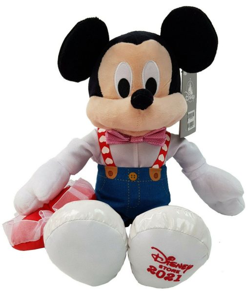 Disney Store Mickey & Minnie Mouse 2021 Anniversary Plush Valentine Sweetheart