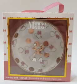 Disney Store Mickey & Minnie Mouse Earrings & Jewellery Trinket Tray