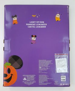 Disney Store Mickey & Minnie Mouse Happy Halloween Light-Up Sign