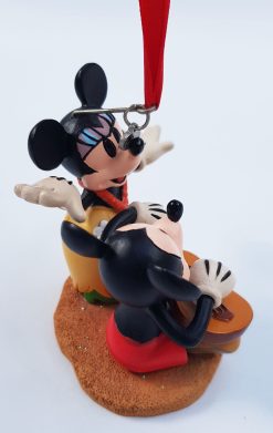 Disney Store Mickey & Minnie Mouse Hawaii Sketchbook Christmas Tree Decoration 2017