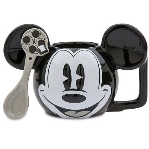 Disney Store Mickey Mouse 3D Head Mug & Spoon