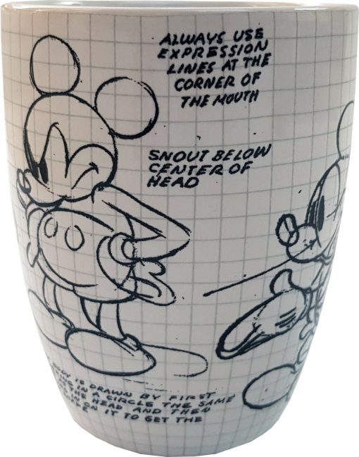 Disney Store Mickey Mouse Construction Sketch Mug