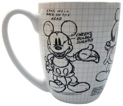 Disney Store Mickey Mouse Construction Sketch Mug