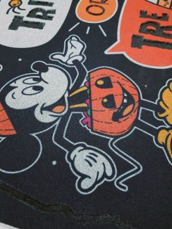 Disney Store Mickey Mouse & Donald Duck Halloween Trick Or Treat Door Mat