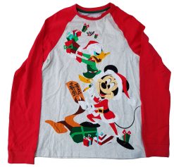 Disney Store Mickey Mouse & Donald Duck Holiday Cheer Christmas Pyjamas X Small