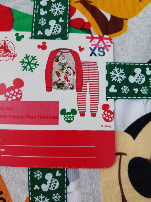 Disney Store Mickey Mouse & Donald Duck Holiday Cheer Christmas Pyjamas X Small