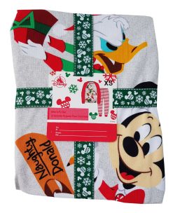 Disney Store Mickey Mouse & Donald Duck Holiday Cheer Christmas Pyjamas X Small