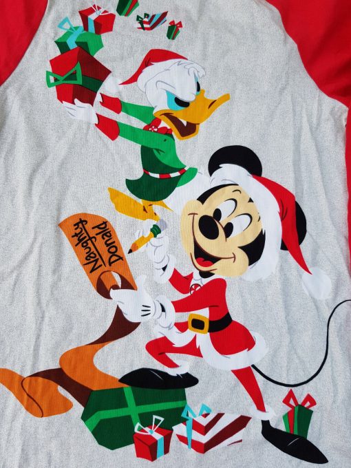 Disney Store Mickey Mouse & Donald Duck Holiday Cheer Christmas Pyjamas X Small