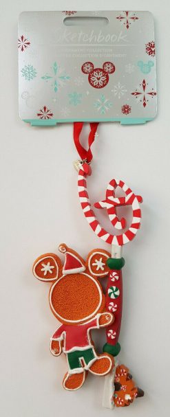 Disney Store Mickey Mouse Gingerbread 2020 Key Christmas Tree Decoration