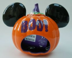 Disney Store Mickey Mouse Halloween Pumpkin Tealight Candle Holder