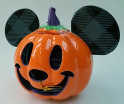 Disney Store Mickey Mouse Halloween Pumpkin Tealight Candle Holder