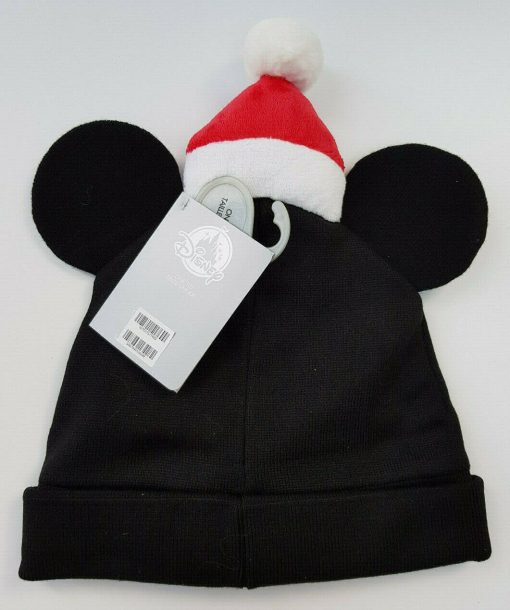 Disney Store Mickey Mouse Holiday Cheer Christmas Light Up Knitted Beanie Hat Adults