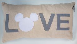 Disney Store Mickey Mouse Love Homestead Pillow Scatter Cushion