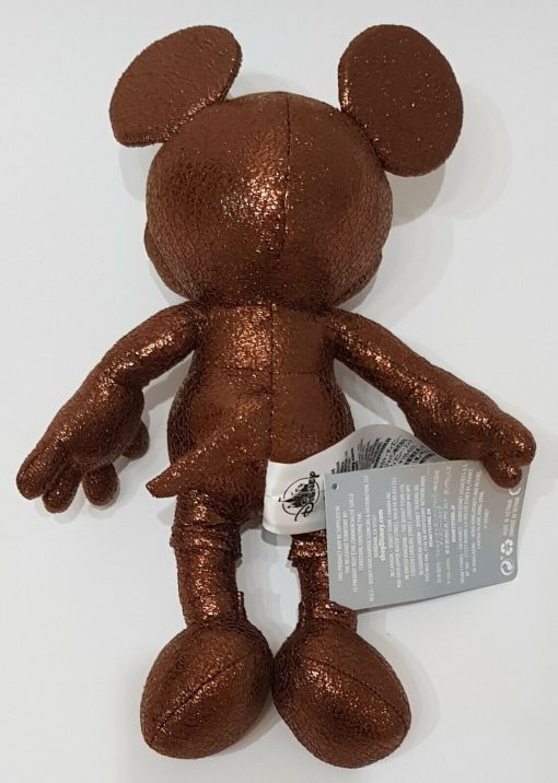 Disney Store Mickey Mouse Metallic Bronze Belle of the Ball Plush Soft Toy