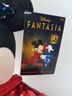 Disney Store Mickey Mouse Sorcerers Apprentice Fantasia 80th Plush