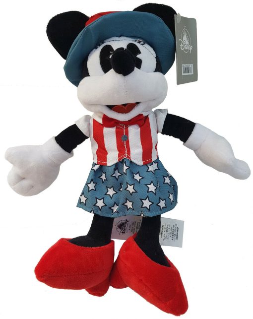 Disney Store Minnie Mouse Americana Plush Soft Toy