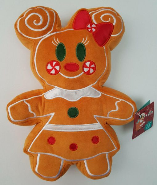 Disney Store Minnie Mouse Christmas Gingerbread Scented Plush Soft Cuddly Toy