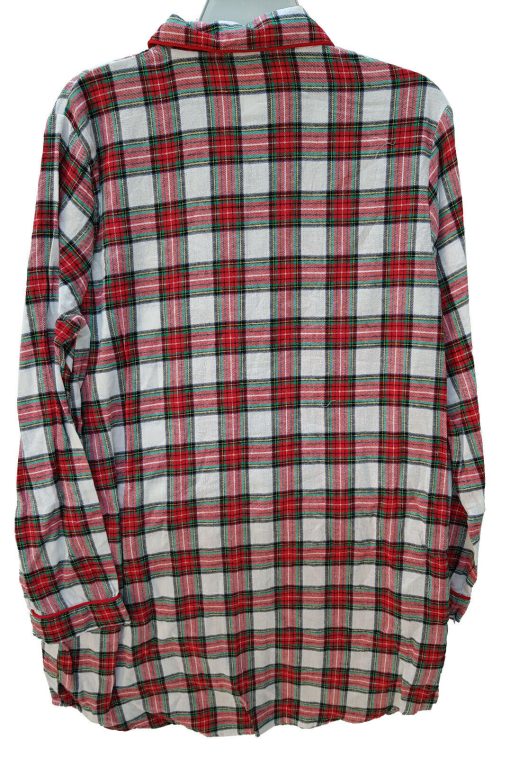 Disney Store Minnie Mouse Christmas Plaid Tartan Night Shirt Dress Adults