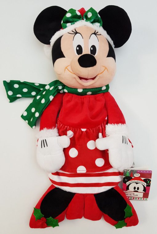 Disney Store Minnie Mouse Christmas Stocking Sack