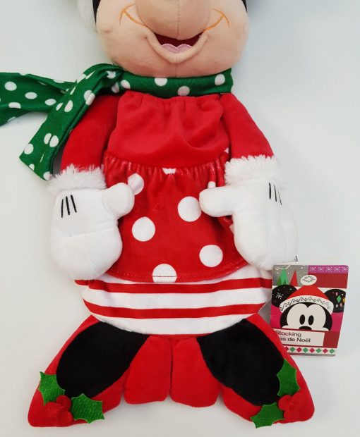 Disney Store Minnie Mouse Christmas Stocking Sack