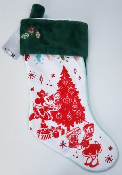 Disney Store Minnie Mouse & Daisy Duck Christmas Vintage Style Stocking