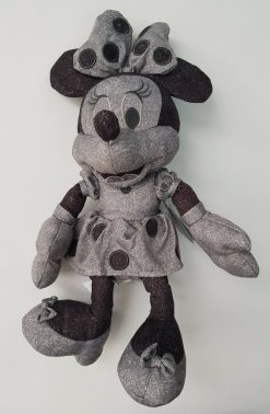 Disney Store Minnie Mouse Denim Style Plush Soft Toy