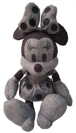 Disney Store Minnie Mouse Denim Style Plush Soft Toy