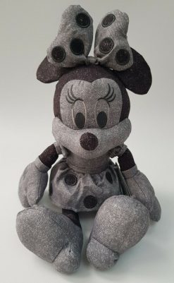 Disney Store Minnie Mouse Denim Style Plush Soft Toy