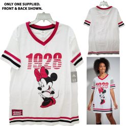 Disney Store Minnie Mouse Ladies Long T-Shirt Tunic Dress