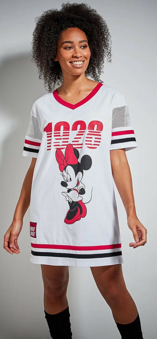 Disney Store Minnie Mouse Ladies Long T-Shirt Tunic Dress