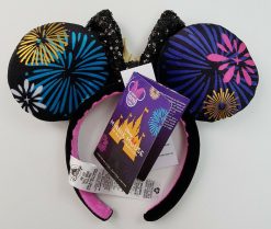 Disney Store Minnie Mouse Main Attraction Ears Firework Castle