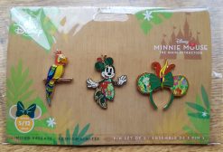 Disney Store Minnie Mouse Main Attraction Enchanted Tiki Room Pin Trading Set