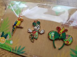 Disney Store Minnie Mouse Main Attraction Enchanted Tiki Room Pin Trading Set