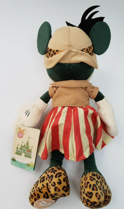 Disney Store Minnie Mouse Main Attraction Jungle Cruise Plush Soft Toy