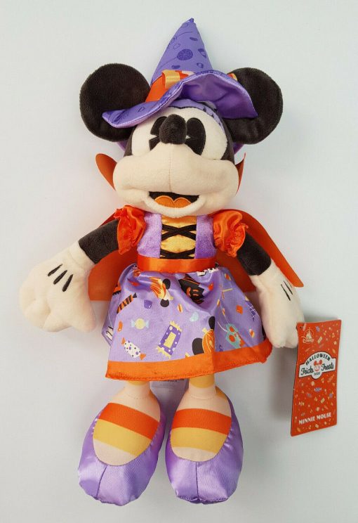 Disney Store Minnie Mouse Witch Halloween 2020 Plush Soft Cuddly Toy