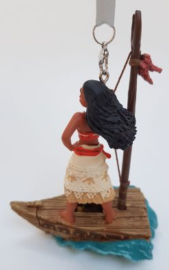 Disney Store Moana & Hei Hei On Raft Hanging Christmas Tree Ornament