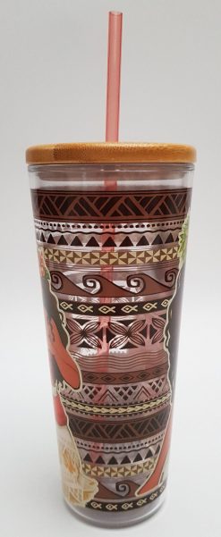 Disney Store Moana Tumbler Travel Cup With Straw