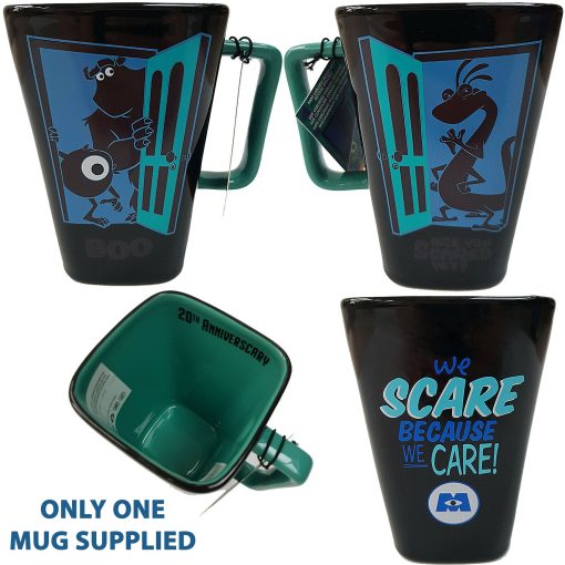 Disney Store Monsters Inc 20th Anniversary Heat Change Ceramic Mug