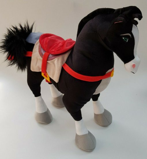 Disney Store Mulan Khan Horse Medium Plush Soft Cuddly Toy