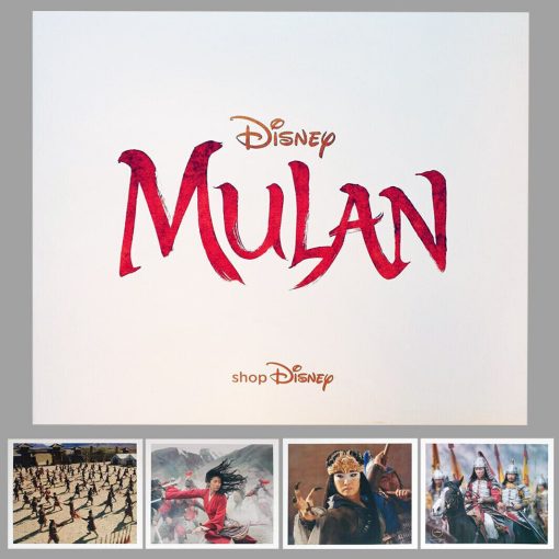 Disney Store Mulan Lithograph Photos Limited Edition 2020 Set