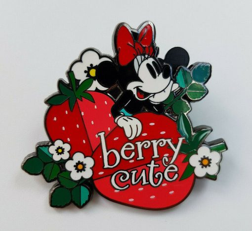 Disney Store Mystery Food Minnie Mouse Berry Cute Pin Trading Badge